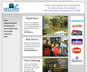 fishingreelparts.com: Dave's Parts & Service - FISHING REEL PARTS
Daves Parts and Service is the largest rod and reel component distributor in the country, with a full line of parts to support Penn, Daiwa, Shimano, Abu Garcia, Accurate and Quantum reels.