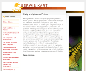 serwkart.net: Serwis kart
Bez tego kawałka plastiku zastępującego gotówkę niemal w każdej sytuacji i oferującego pożyczkę zaws