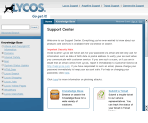 acpnogun.net: Knowledgebase - Lycos.com Helpdesk
Knowledgebase Articles