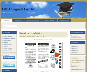 ampasafa.org: AMPA Col·legi Sagrada Família de Sant Andreu de Palomar
Pàgina web de l'AMPA de l'escola Sagrada Família de Sant Andreu de Palomar