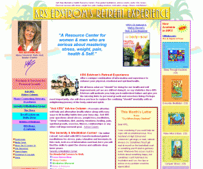 askkrs.com: Ask KRS Edstrom|Alternative health, counseling, books, CDs, meditations & advice on stress, weight loss, pain.
Ask KRS|Personal growth advice column, audio CDs, phone counseling & free guided meditations for mindful living|Tips on diet, emotions, healing, exercise, spiritual growth, self-esteem, relationships.