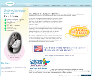 chewablejewels.com: Doc Bloom's Chewable Jewelry
Dr. Bloom's Chewable Jewels: Safe and Stylish teething jewelry that every mom can appreciate