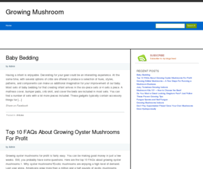 mushroomgrowers.org: Growing Mushroom
This site reviews Growing Mushroom about