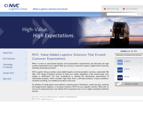 nbclogistic.com: NVC - Value Added Logistic Solutions
Nationwide logistics; core competency in transportation, white glove delivery, warehousing, asset recovery, field exchange; hi-value oversized items our specialty.