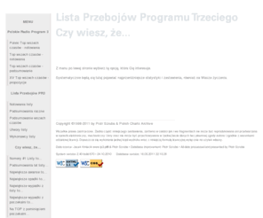 szruba.net: Podsumowanie roczne Listy Przebojów Programu Trzeciego
