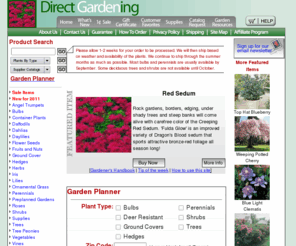 directgardening.com: Direct Gardening
Gardening has been the source of endless pride for millions of Americans for as long as anyone can remember.  If you are a gardener, or a gardener in training (aren