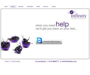 logmeout123.com: Infinity Business Solutions - Support, PC Support, IT Support, Mac Support, PC & Mac Support, Reading, Berkshire
Infinity business solutions is a small, experienced I.T. company providing support to small and medium sized businesses in and around Berkshire.