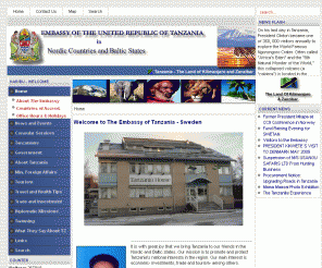 tanemb.se: Embassy of The United Republic of Tanzania - Stockholm, Sweden - Home
Joomla - the dynamic portal engine and content management system