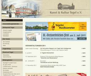 tegelonline.info: Kunst und Kultur Tegel e.V.
Auf dieser Homepage finden Sie viele Informationen zu Tegel und seiner Geschichte.