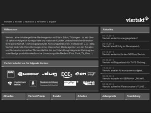 viertakt.de: Willkommen - Viertakt Kommunikation und Werbung, Werbeagentur, Erfurt
