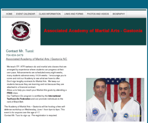 aama-gastonia.com: Associated Academy of Martial Arts | Gastonia NC
We teach ITF / ATFI taekwon do and martial arts classes that are arranged by experience where students can progress at their own pace.