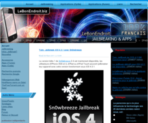 lebonendroit.com: LeBonEndroit.biz
LeBonEndroit.biz est un site de rÃ©fÃ©rence pour les utilisateurs de Iphone, Ipad et Ipod touch. Jailbreak et applications en francais et en anglais