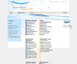 meinewanne.net: MeineWanne - Whirlpool Badewannen und Zubehör
MeineWanne aus Memmingen vertreiben Whirlpool Badewannen, individuelle Whirlwannen und alles rund um´s Duschen sowie Badezimmerzubehör. Zusätzlich bieten wird einen umfassenden Einbauservice. Sie erhalten Acrylbadewannen in vielen Formen, Farben und Größen.