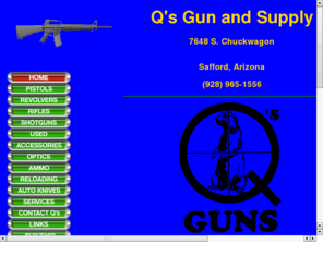 qgunsupply.com: Q's Guns
Fireams of all descriptions, tactical, hunting, self defense and accessories.