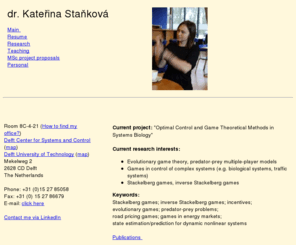 stankova.net: Kateřina Staňková's page - Katka Staňková's page - K. Staňková's page - Katka's page - Kateřina's page - Katka Stankova's page - Katerina Stankova's page - About game theory - Stackelberg games
