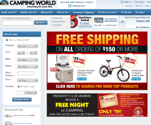campingworld.com: RV Supplies, RV Accessories & RV Parts for Motorhomes, Campers, Travel Trailers & 5th Wheel Campers - fifth wheel camper - Camping World
We are the world's largest supplier of RV parts, Supplies and Accessories. We have RV Sales, RV Service, and RV Rentals at over 85 locations.
