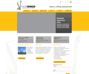 fourwingsequip.com: FOUR WINGS HEAVY LIFTING EQUIPMENT CRANES & RIGGING WORLDWIDE
Used and reconditioned heavy lifting equipment and rigging