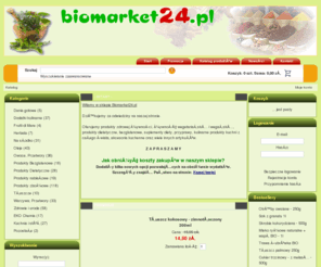 biomarket24.pl: Zdrowa żywność, ekologiczny sklep internetowy
sklep internetowy, suplementy diety, produkty ekologiczne, produkty bezglutenowe, żywność wegetariańska, herbata, soki, syropy, olej, oleje, soki, napoje, tłuszcze, otręby, produkty dietetyczne, eko, bio, preparaty roślinne, płatki zbożowe,
