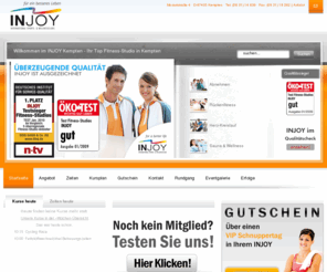 injoy-kempten.de: Fitness und Gesundheit im INJOY Kempten - Fitness-Studio in Kempten
Fitness und Wellness im Kemptener Fitness-Studio Rundgang durchs Fitness-Center aktueller Kursplan Angebot vom Fitnessstudio INJOY Kempten