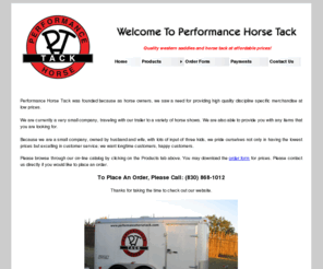 performancehorsetack.com: Performance Horse Tack - Quality western saddles and horse tack at affordable prices!
Performance Horse Tack - Quality western saddles and horse tack at affordable 
prices!