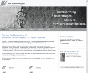 vbw-rechtsberatung-eg.org: Home - vbw Rechtsberatung
Die vbw Rechtsberatung eG - ein neues Service-Angebot für unsere Mitglieder