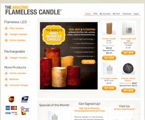 xtracandles.com: Battery Candles, Battery Operated Candles, LED Candles, Flameless Candles
Default Description