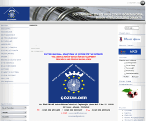 cozumder.org: www.cozumder.org - ANASAYFA
ÇÖZÜMDER eğitim, kalkınma, araştırma ve çözüm üretme derneği, ÇÖZÜMDER eğitim, kalkınma, araştırma ve çözüm üretme derneği