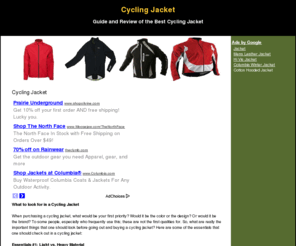 cycling-jacket.com: Cycling Jacket
Guide and Review of the Best Cycling Jacket