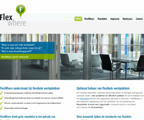 flexwhere.net: Het nieuwe werken (HNW) efficient en meetbaar | FlexWhere
Het nieuwe werken (HNW) efficient en meetbaar met de applicatie van FlexWhere