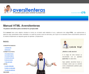 aversitenteras.com: Manual HTML Aversitenteras
Manual HTML Aversitenteras 16 pasos sencillos para construir tu propia web