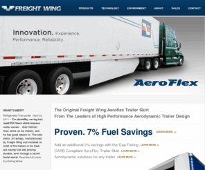 freightwing.com: Proven 7% Savings in Tractor Trailer Fuel Costs | Freight Wing
You could save millions in fuel costs by installing truck wind deflectors for your fleet, thousands for single-owner trucks. Contact Freight Wing today to find out how.