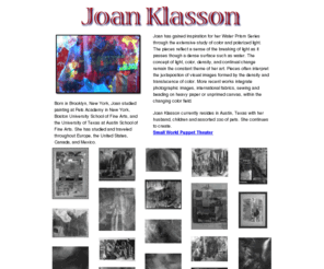 joanklasson.com: Joan Klasson
