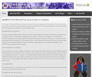 ontarioparamedic.ca: Ontario Paramedic Association
Ontario Paramedic Association