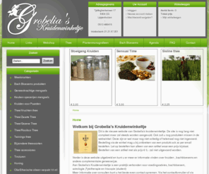 grobelia.nl: Grobelia's Kruidenwinkeltje
One-Stop-Webshop