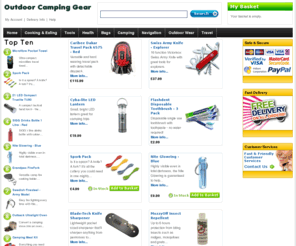 outdoorcampinggear.co.uk: Camping Gear and Camping Equipment : Outdoor Camping Gear UK
A great range of Camping Gear and Camping Equipment, outdoor camping and survival equipment to make life a bit easier next time you venture into the great outdoors. We