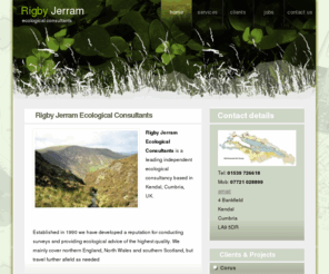 rigbyjerramecologicalconsultants.com: Rigby Jerram | Ecological Consultants | Cumbria | UK
Rigby Jerram Ecological Consultants Cumbria 