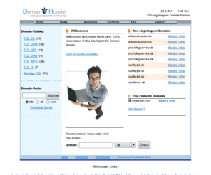 domain-markt.it: Domain Markt, willkommen bei Domain Markt, dem 100% kostenlosen Online-Marktplatz fuer Domain-Namen.Domain Markt
Domain Markt, willkommen bei Domain Markt, dem 100% kostenlosen Online-Marktplatz fuer Domain-Namen.