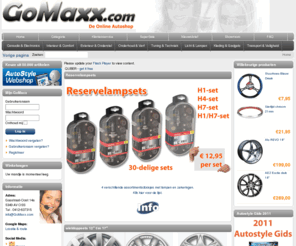 gomaxx.com: GoMaxx.com - de Online Autoshop
GoMaxx.com is de Online Autoshop voor al uw autoaccessoires