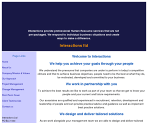 interactions.ltd.uk: Interactions Ltd
Interactions Ltd work in partnership with you to manage & develop your people, the key to the success of your business.