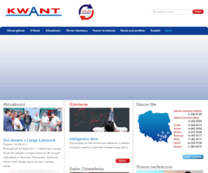kwant.net.pl: KWANT - Hurtownie elektryczne
Artykuły elektrotechniczne; osprzęt elektroinstalacyjny, oprawy oświetleniowe, aparatura modułowa, kable i przewody.