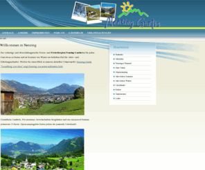 nenzing-gurtis.at: .: Tourismusverein Nenzing-Gurtis :.
Ferien- und Freizeitregion Nenzing-Gurtis in Österreich (Austria). Informationen rund um Nenzing und die angrenzende Region.