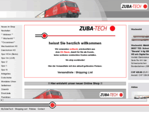 zuba-tech.ch: Modelleisenbahnen -- Zuba-Tech Schweiz
Modelleisenbahnen, Exklusive Schweizermodelle. Breites Sortiment an Modellbahnen. Besuchen Sie unser Fachgeschäft in Winterthur