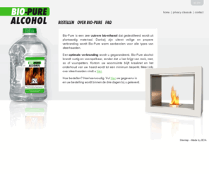 bio-brandstof.com: BIO-PURE ALCOHOL - Biologische alcohol voor een optimale verbranding - Bio-ethanol voor sfeerhaarden - Gent, Oost-Vlaanderen, Belgium
Bio-Pure brandstof is een zeer zuivere bio-ethanol dat gedestilleerd wordt uit plantaardig materiaal. Dankzij zijn uiterst veilige en propere verbranding wordt Bio-Pure warm aanbevolen voor alle types van sfeerhaarden.