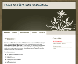 focusonfibrearts.org: Focus on Fibre Arts - Home Page
