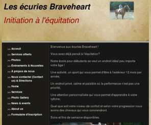 lesecuriesbraveheart.com: Acceuil
Initiation à l'équitation