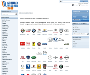 scheiben-wischer.com: Scheibenwischer Shop - Scheibenwischer online bestellen - scheibenwischershop.ch
Scheibenwischer Shop, Bosch Scheibenwischer für jede Automarke, garantiert preiswert