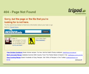 chinacook.net: Tripod - Succeed Online | Terms of Service Violation
Tripod is a free web host with easy site building tools for blogs, photo albums, Microsoft FrontPage(®) support, and ftp, as well as a variety of subscription packages to choose from. Features include safe and reliable hosting, online help, and a variety of tools and services to give the flexibility you need.
