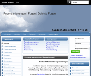 fugensanierungen.com: Fassadensanierungen | Fassadenbau | Fassadengestaltung
Schnell, sicher und Preiswert, Fugensanierungen die halten was sie versprechen, garantiert.