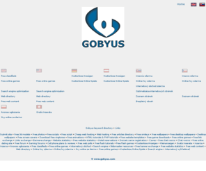 gobyus.com: Gobyus search engine
Gobyus search engine, Fulltext search, Gobyus keyword directory