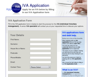 ivaapplication.com: Fill in Our IVA Application Form to Reduce your Debts
See if you qualify for an iva and clear a huge amount of your debt today with our iva application form.